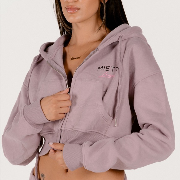 Mietta Leisurewear Jackets & Blazers - The Mietta Off-Pink Cropped Jacket